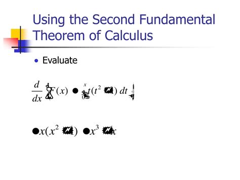 PPT - Mastering the Fundamental Theorem of Calculus PowerPoint ...