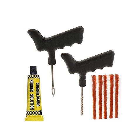 AllExtreme Universal Tubeless Tyre Puncture Repair Kit Flat Tire ...