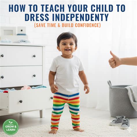 How to Teach Your Child to Dress Independently (Save Time & Build Conf ...