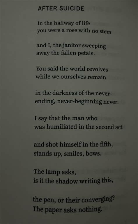 Poetry About Suicide