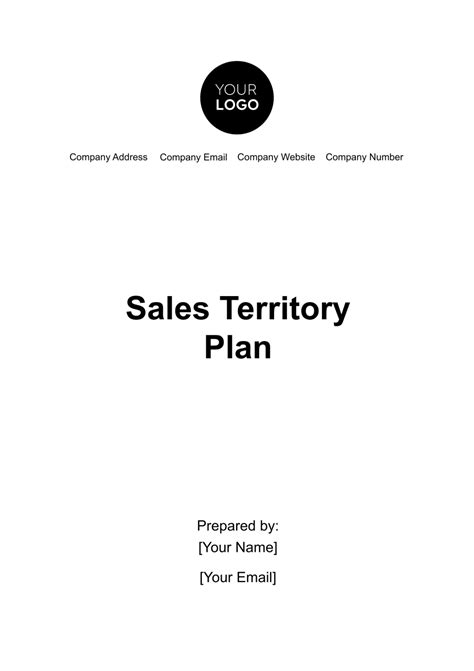 Free Sales Territory Plan Template to Edit Online