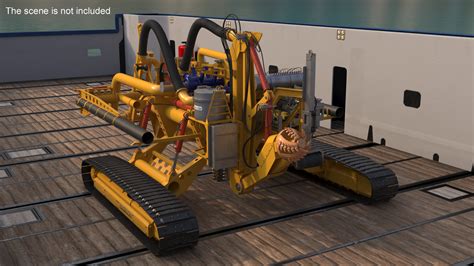 3D Arthropod 600 Subsea Pipeline Trencher model | 3D Molier International