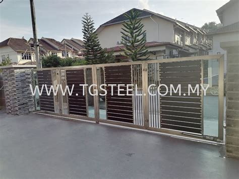 Stainless Steel Auto Gate Main Gate Kuala Lumpur (KL), Malaysia, Selangor, Cheras Supplier ...