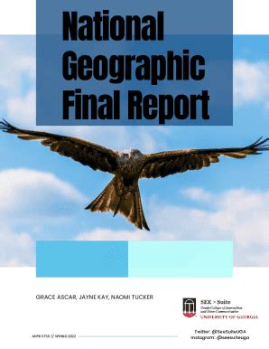 Fillable Online National Geographic Final Report Fax Email Print ...