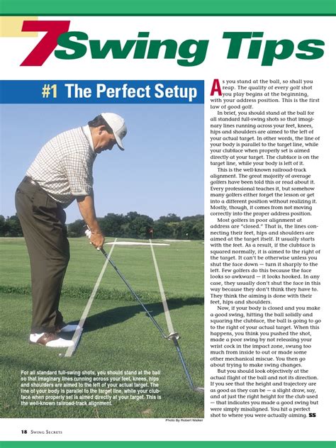 7 Swing Tips | PDF | Golf Stroke Mechanics | Sports