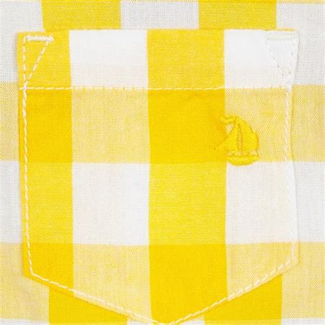 Buy Boys Half Sleeves Check Shirt - Yellow Online at Best Price ...