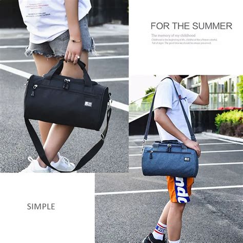 Outdoor Duffel Weekend Shoulder Sport Bag Light Luggage Business Travel ...
