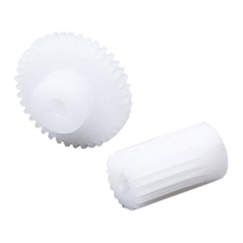 Spur Gear m0.5 POM White (Polyacetal) Type | KYOUIKU GEAR MFG（KG ...