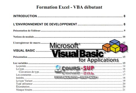 Image result for Formation Visual Basic Excel