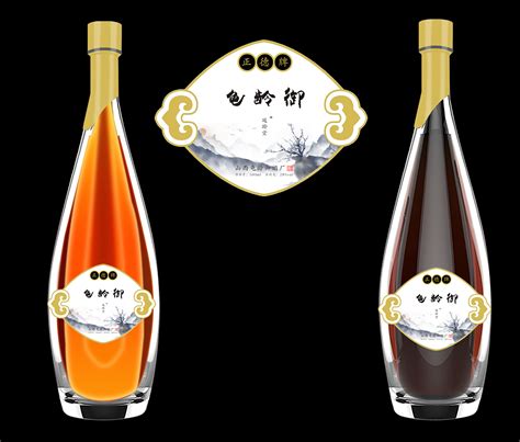 白酒酒标设计酒瓶贴标签设计图__包装设计_广告设计_设计图库_昵图网nipic.com