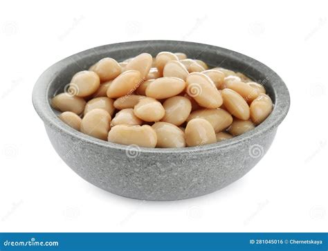 Bowl of Canned Kidney Beans on White Background Stock Photo - Image of ...