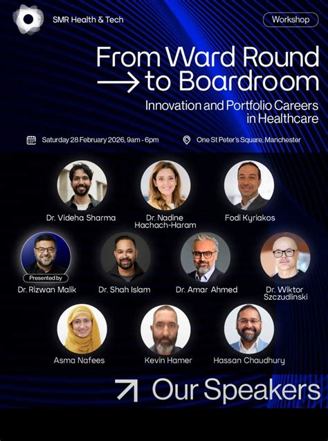 Glad to champion SMR Health & Tech “𝙁𝙧𝙤𝙢 𝙒𝙖𝙧𝙙 𝙍𝙤𝙪𝙣𝙙 → 𝙩𝙤 𝘽𝙤𝙖𝙧𝙙𝙧𝙤𝙤𝙢 ...