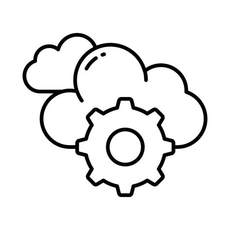 networking solutions discovery cloud services extreme network Vector Art