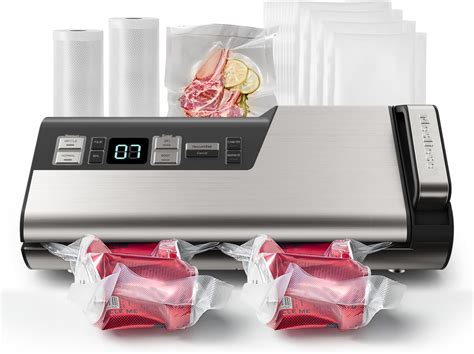 Amazon.com: InstaSeal Food Vacuum Sealer Machine, Upright Food Saver ...