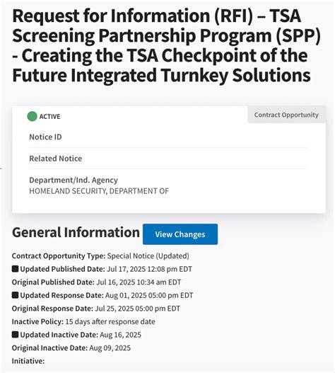 TSA Pursues $5.5B Privatized Airport Security Overhaul With Biometric ...
