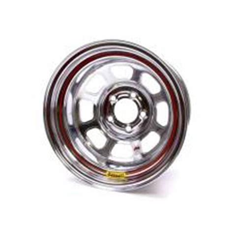Bassett 58D54IC 4 in. Back Spacing IMCA D-Hole Wheel - Chrome ...