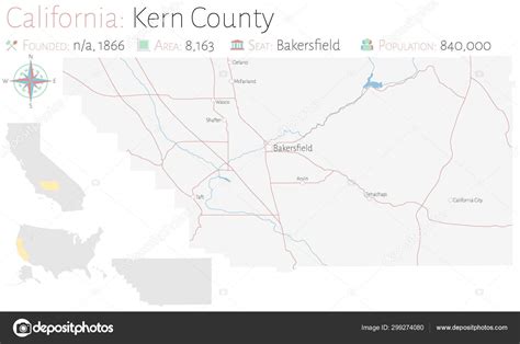 Kern County Map With Cities at Alyssa Massy-greene blog