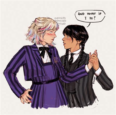 wednesday x enid on Tumblr