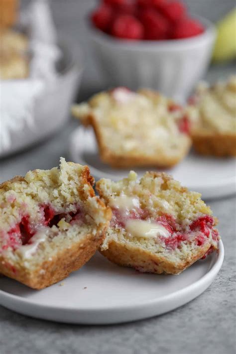 Lemon Raspberry Muffins - Delish Knowledge