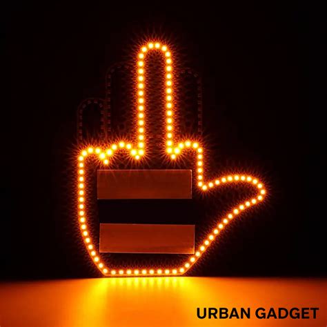 Urban™ Middle Finger Light For Car – Urban Gadget