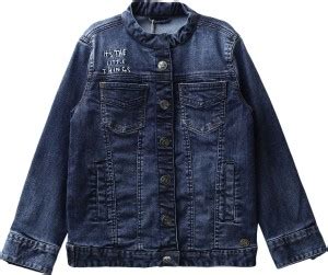 Hopscotch Full Sleeve Embroidered, Embellished Girls Jacket - Buy ...