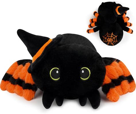 Amazon.com: MUFEIRUO Halloween Stuffed Animal Spider Plush Toys, Cute ...