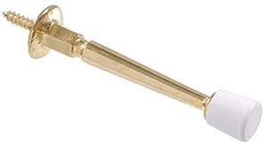 The Hillman Group 852662 3-Inch Utility Rigid Door Stop, Brass Finish ...