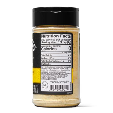 Lemon Butter Garlic Seasoning - Kinders