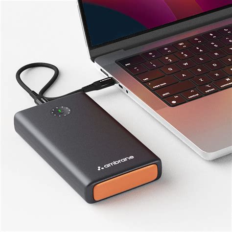 Ambrane 100W Fast Charging Powerbank for MacBook, Type C Laptop ...