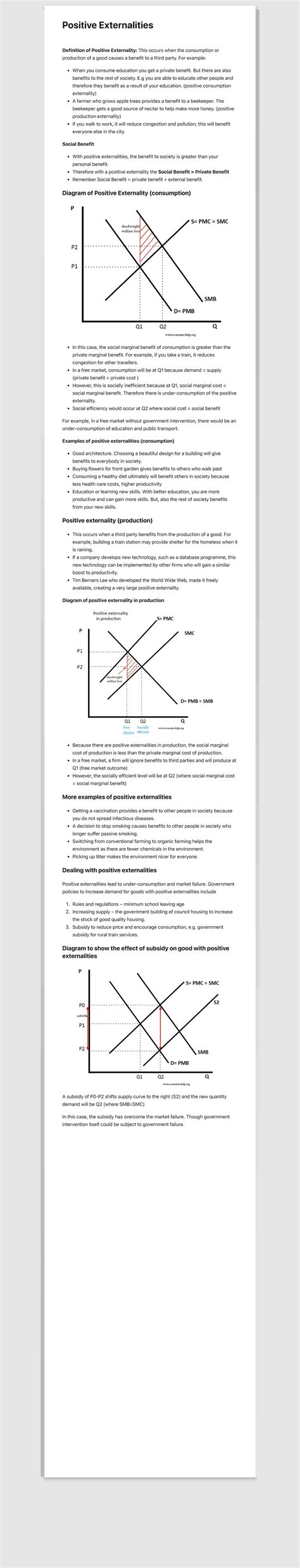 Positive externality - Summary Law And Economics - Positive ...