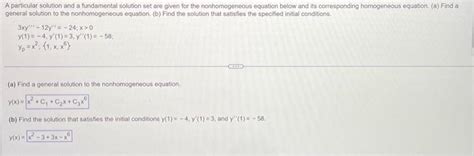 Image result for Particular Solution Examples