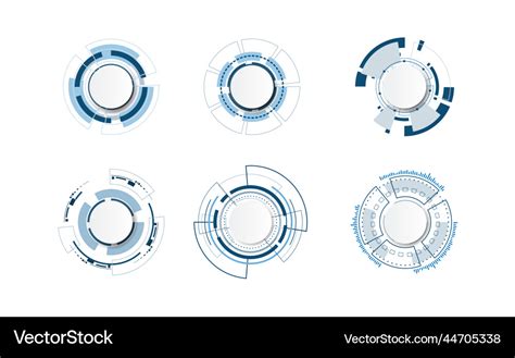 Abstract Technology Vector Circle 的图像结果