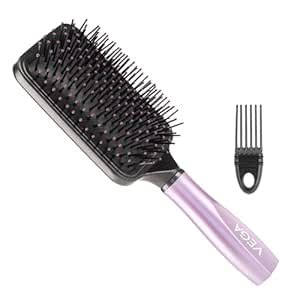 Buy Vega Paddle Hair Brush with Cleaning Comb (India's No.1* Hair Brush ...