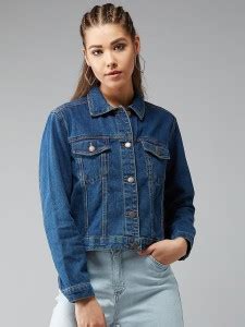 KOTTY Full Sleeve Washed Women Denim Jacket - Buy KOTTY Full Sleeve ...