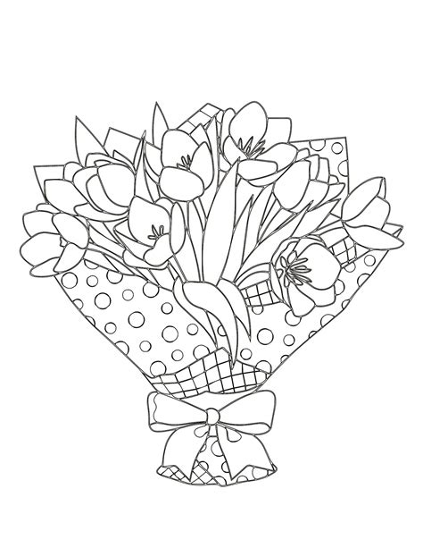 54 Stunning Flower Coloring Pages For Kids and Adults