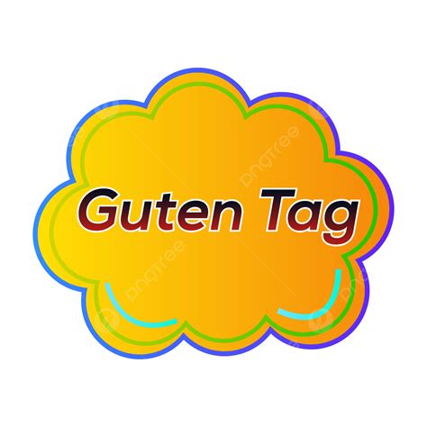 Guten Tag Simple Text Effect, Guten, Tag, Guten Tag Text PNG and Vector ...