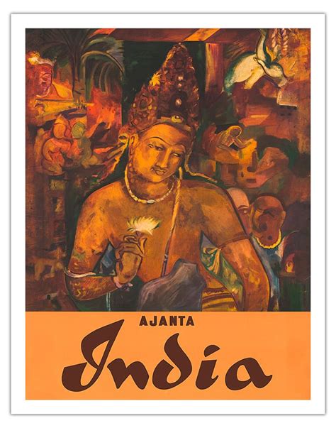 Pacifica Island Art Ajanta Caves, India - Ancient Painting of ...