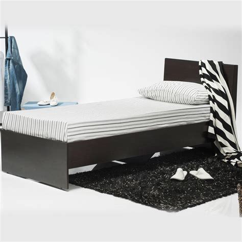 Buy Spruce Brown Single Bed Online At Durian