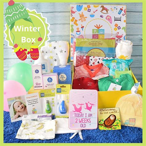 The Baby First Box Newborn Baby Essential Kit - 25 Items (Winter Kit ...