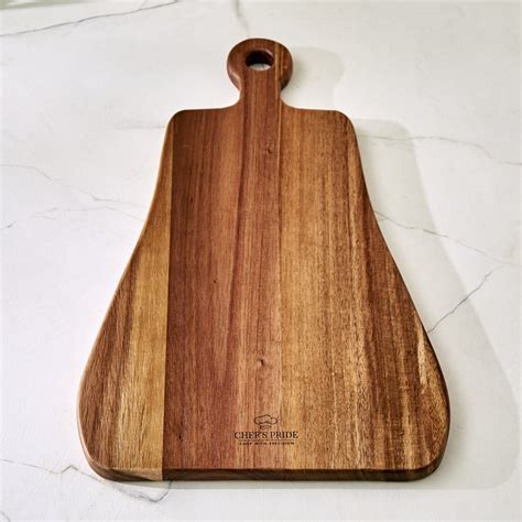 Buy Chefs Pride Marion Acacia Wood Chopping Board with Handle from Home ...