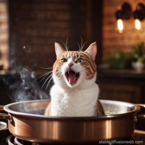 a cat cooking a gourmet meal Prompts | Stable Diffusion Online