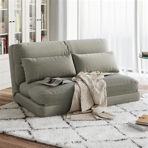 Nelma 2 Seater Fabric Floor Sofa Bed | Furniture & Home Décor | FortyTwo