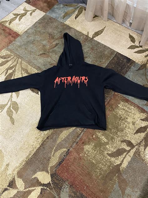 Vlone Vlone X The Weeknd Hoodie "AfterHours" | Grailed