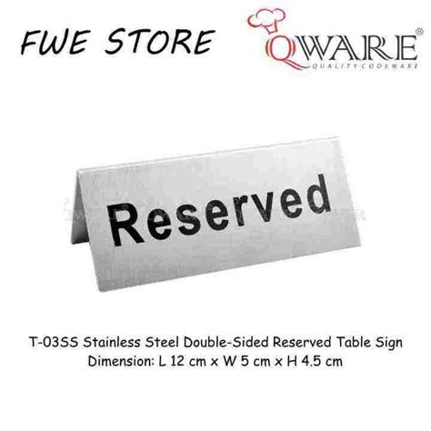 Restaurant Reserved Table Sign 的图像结果