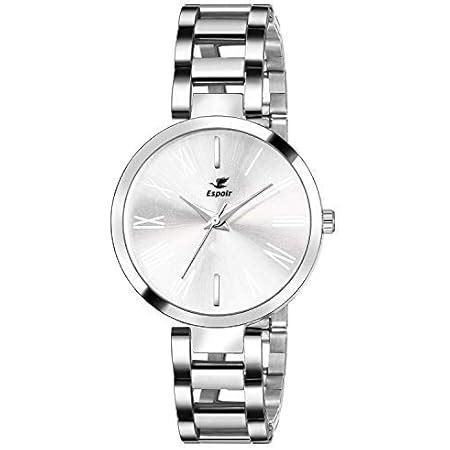 Buy Espoir Analog Stainless Steel White Dial Girl's and Women's Watch ...