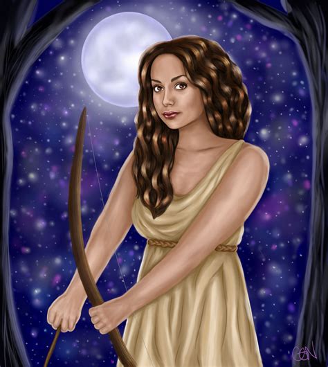 Artemis, Greek goddess of the Hunt by cosmic-shekinah on DeviantArt