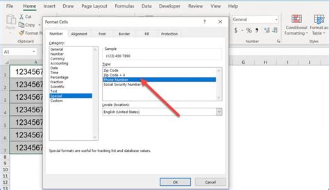 How to Add Code to Telephone Numbers On Excel 的图像结果