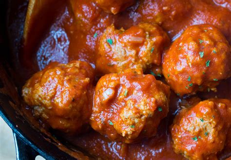 Italian Sausage Meatballs and Tomato Sauce - No Plate Like Home