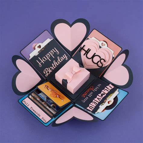 Explosion Box – Pink Luxe | Personalized Photo Gift – The Sunday Stories