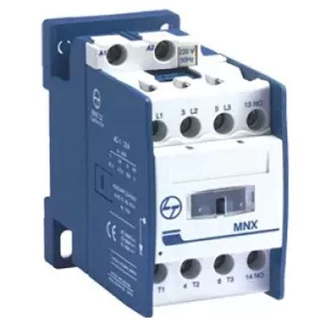 Buy L&T [ Lauritz Knudsen ] MNX Type 3 Pole Power Contactors Frame Size ...